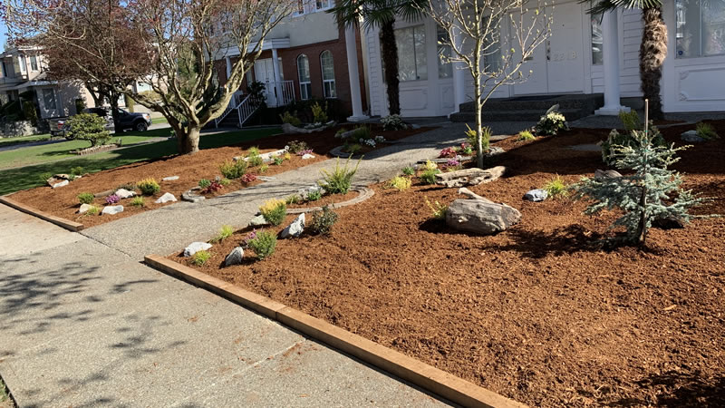 Mulch Installations Greater Vancouver