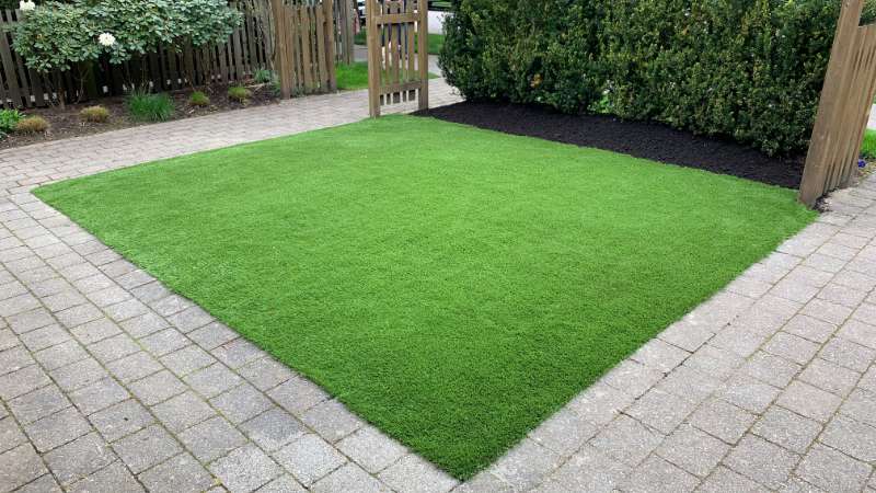 artificial turf installation